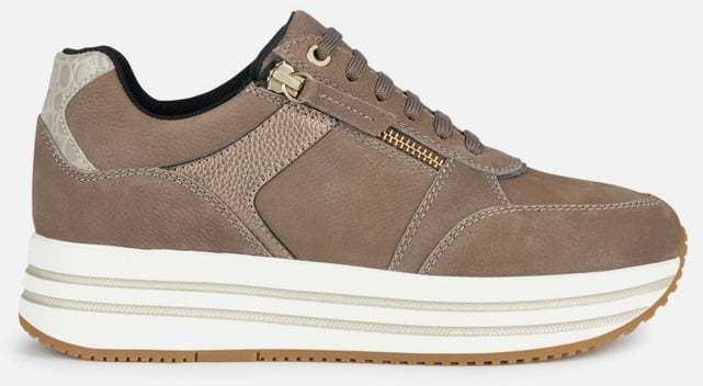 GEOX Beige women's sneakers Kency - Women's