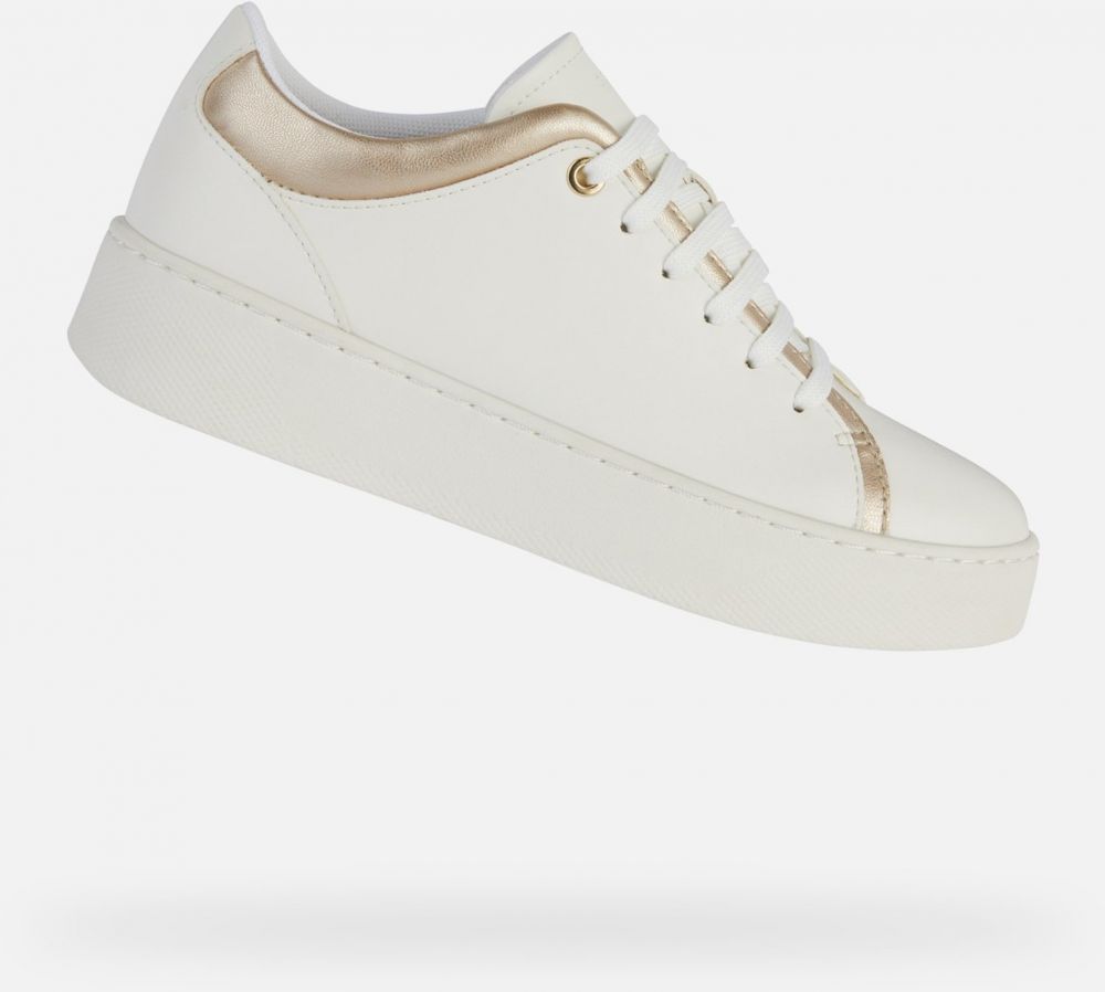 GEOX White women's sneakers Skyely - Women's