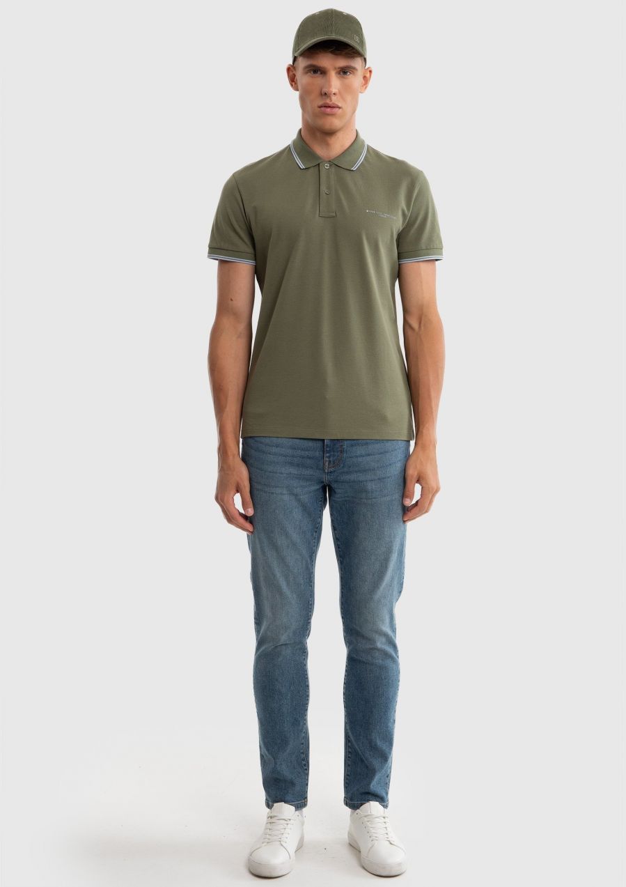 Big Star Man's Polo T-shirt 152413 303