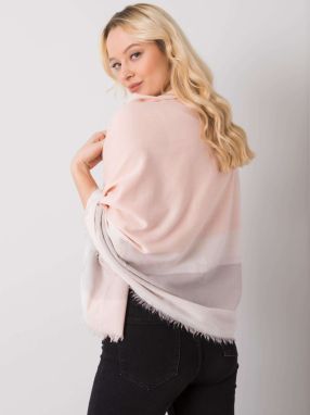 Salmon checkered scarf