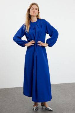 Trendyol Saks Relaxed Cut Balloon Sleeve Aerobin Woven Dress