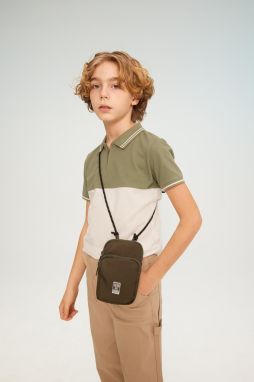 DEFACTO Boy's Ultra Light Fabric Phone Bag