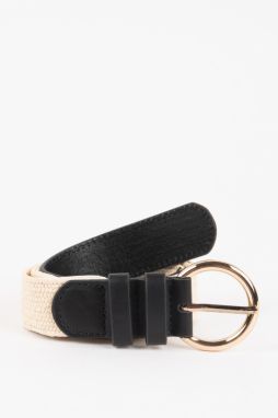DEFACTO Women's Straw Braid Belt