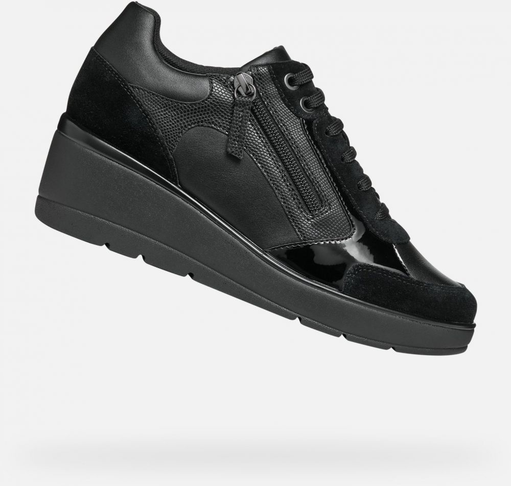 GEOX Black women's sneakers Ilde - Women's