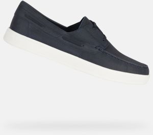 GEOX Dark blue men's moccasins Avola - Men's