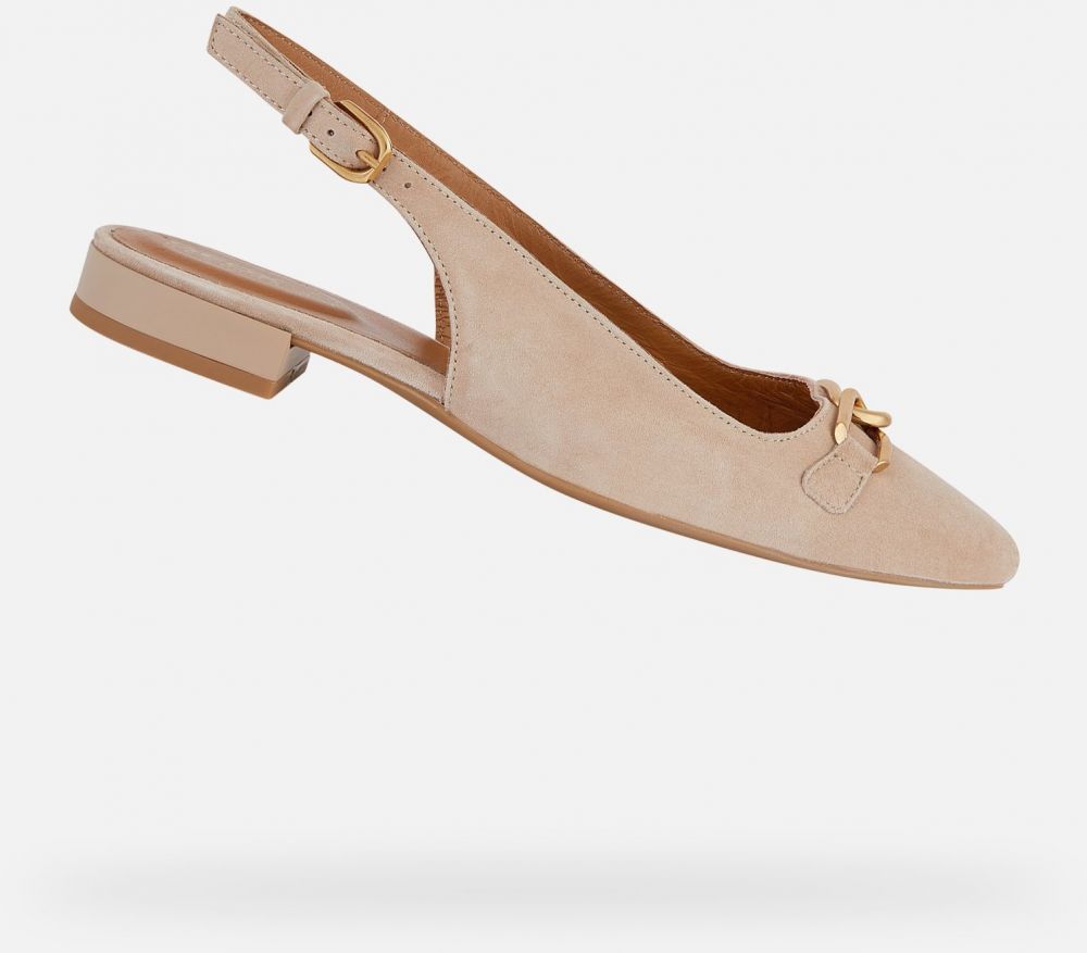 GEOX Cream women's ballet flats Charyssa - Women's