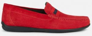 GEOX Red men's moccasins Ascanio - Men's