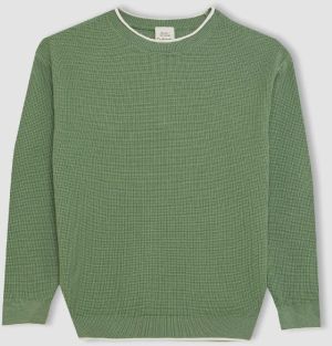 DEFACTO Boy's Crew Neck Knitwear Sweater
