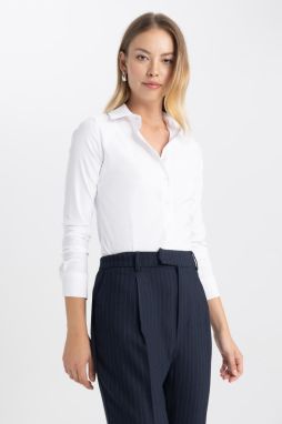 DEFACTO Fitted Long Sleeve Shirt