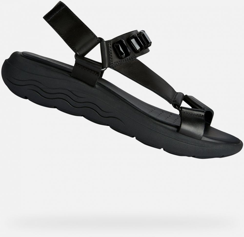GEOX Black women's sandals Spherica ec5w - Women's