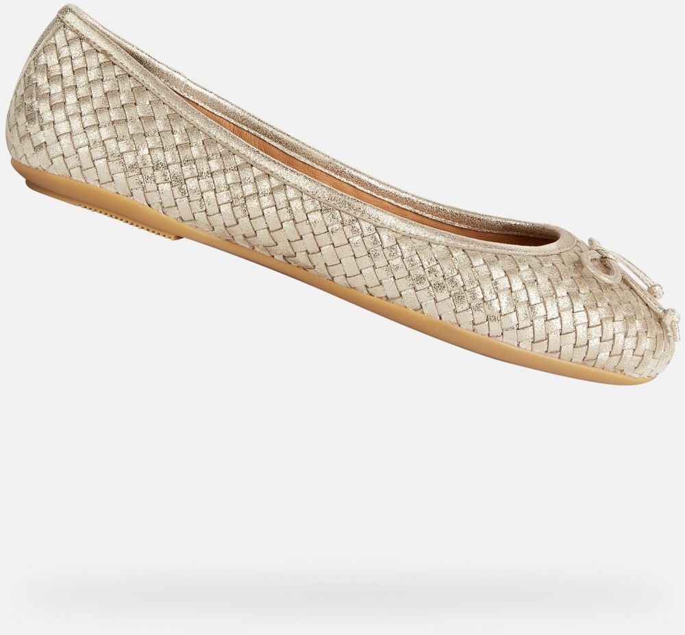 GEOX Gold women's ballet flats Palmaria - Women's