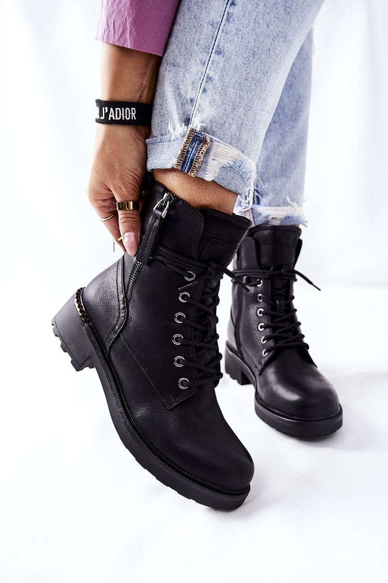 High boots workers with riders black maisa