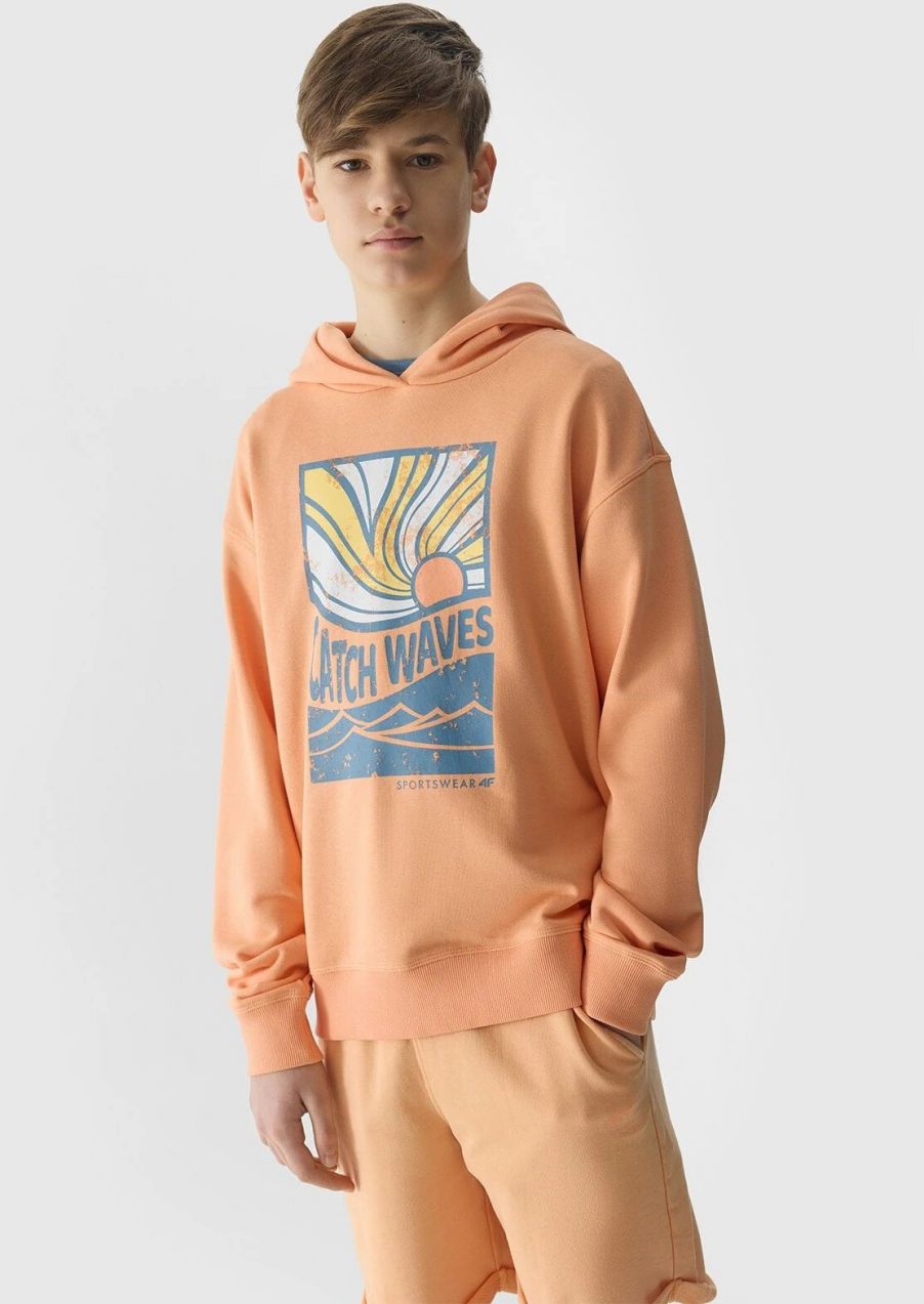 Boys' 4F Hoodie - Orange
