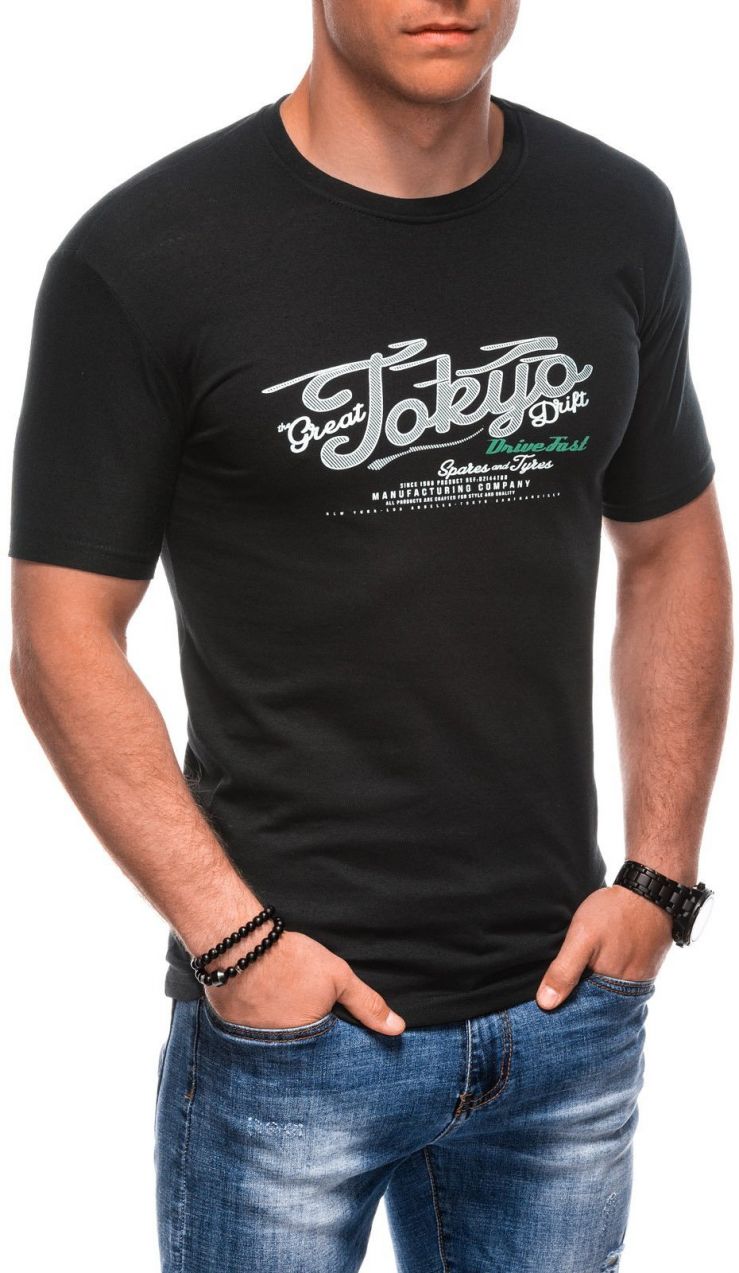 Edoti Men's printed t-shirt