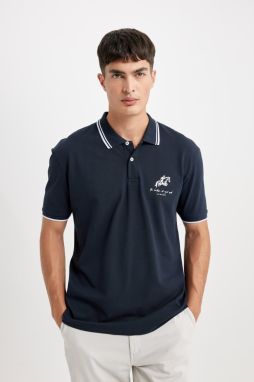 DEFACTO New Regular Fit Short Sleeve Pique Polo T-Shirt