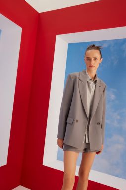 DEFACTO Oversize Fit Blazer Jacket