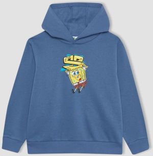 DEFACTO Boy's Spongebob Crew Neck Thick Sweatshirt