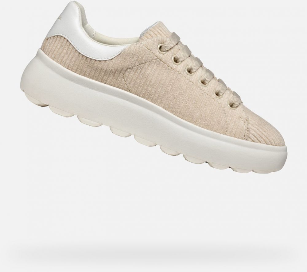 GEOX Beige women's sneakers Spherica ec4.1 - Women's