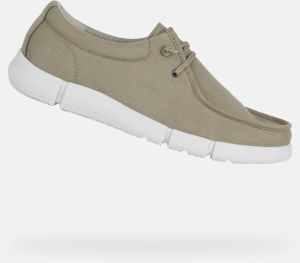 GEOX Light green men's moccasins Adacter m - Men's