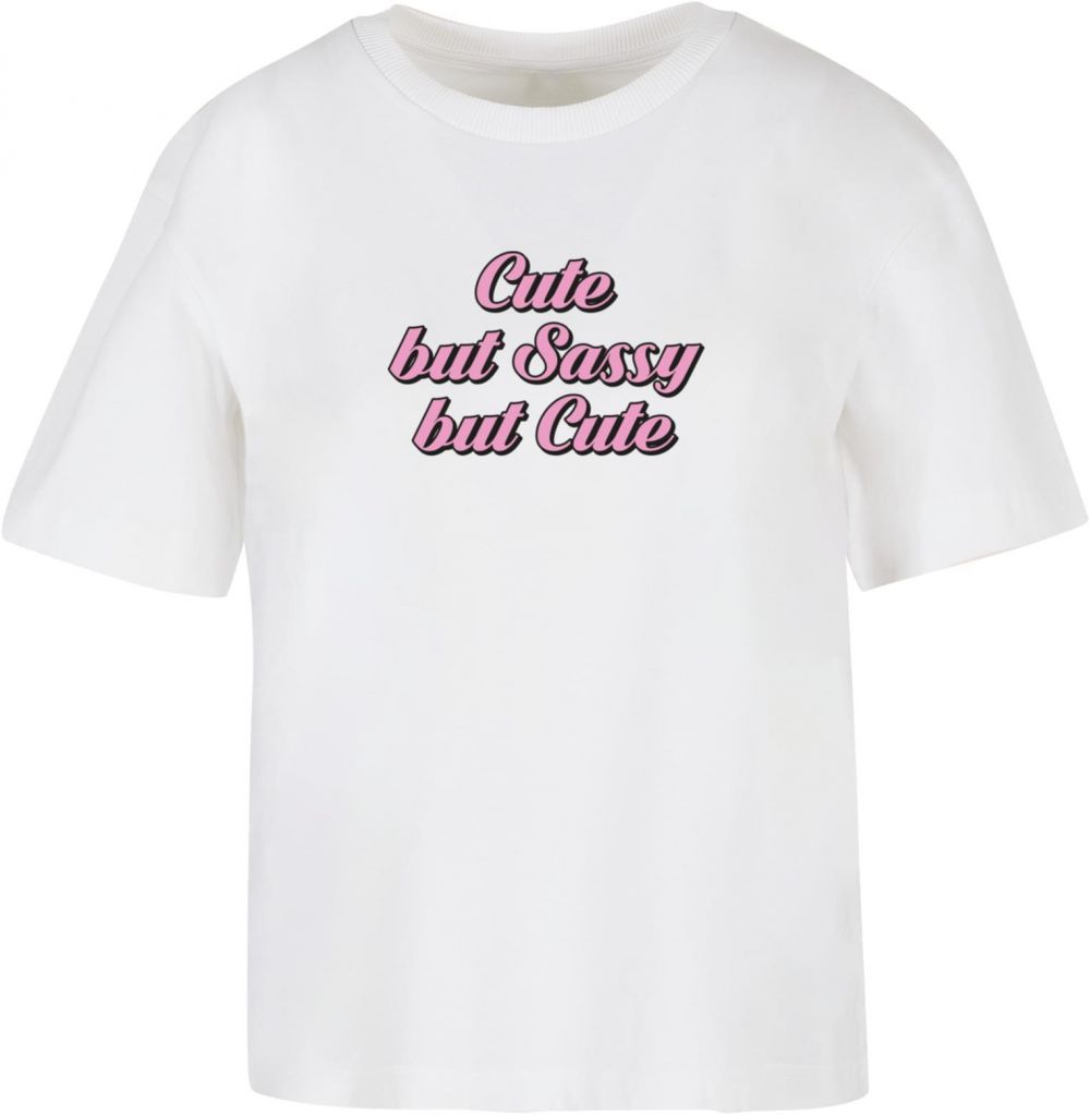 Women's T-shirt Cute But Sassy white
