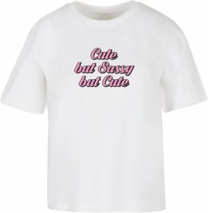 Women's T-shirt Cute But Sassy white