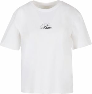 Women's T-shirt Babe Wording white