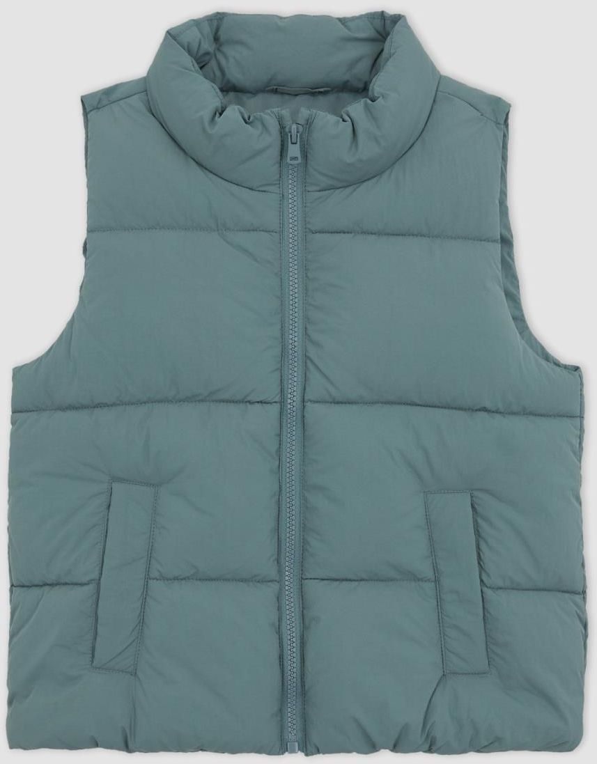 DEFACTO Girl's Stand Collar Puffer Vest