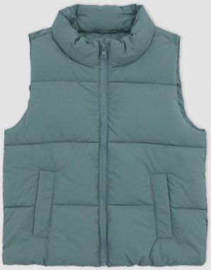 DEFACTO Girl's Stand Collar Puffer Vest