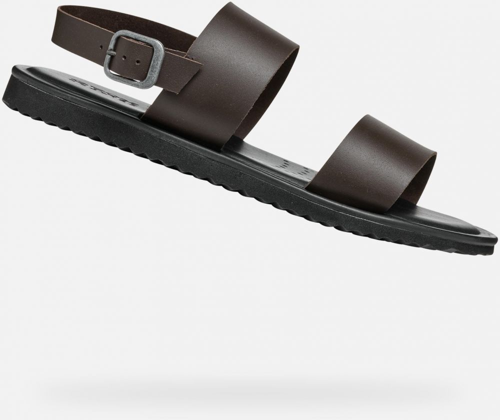 GEOX Brown men's sandals Erice - Men's