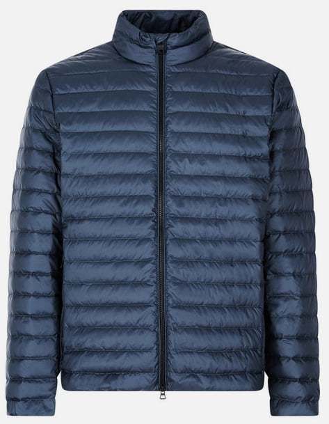 GEOX Dark blue men's down jacket Dereck - Men's