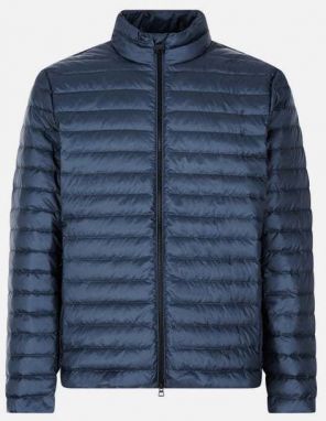 GEOX Dark blue men's down jacket Dereck - Men's