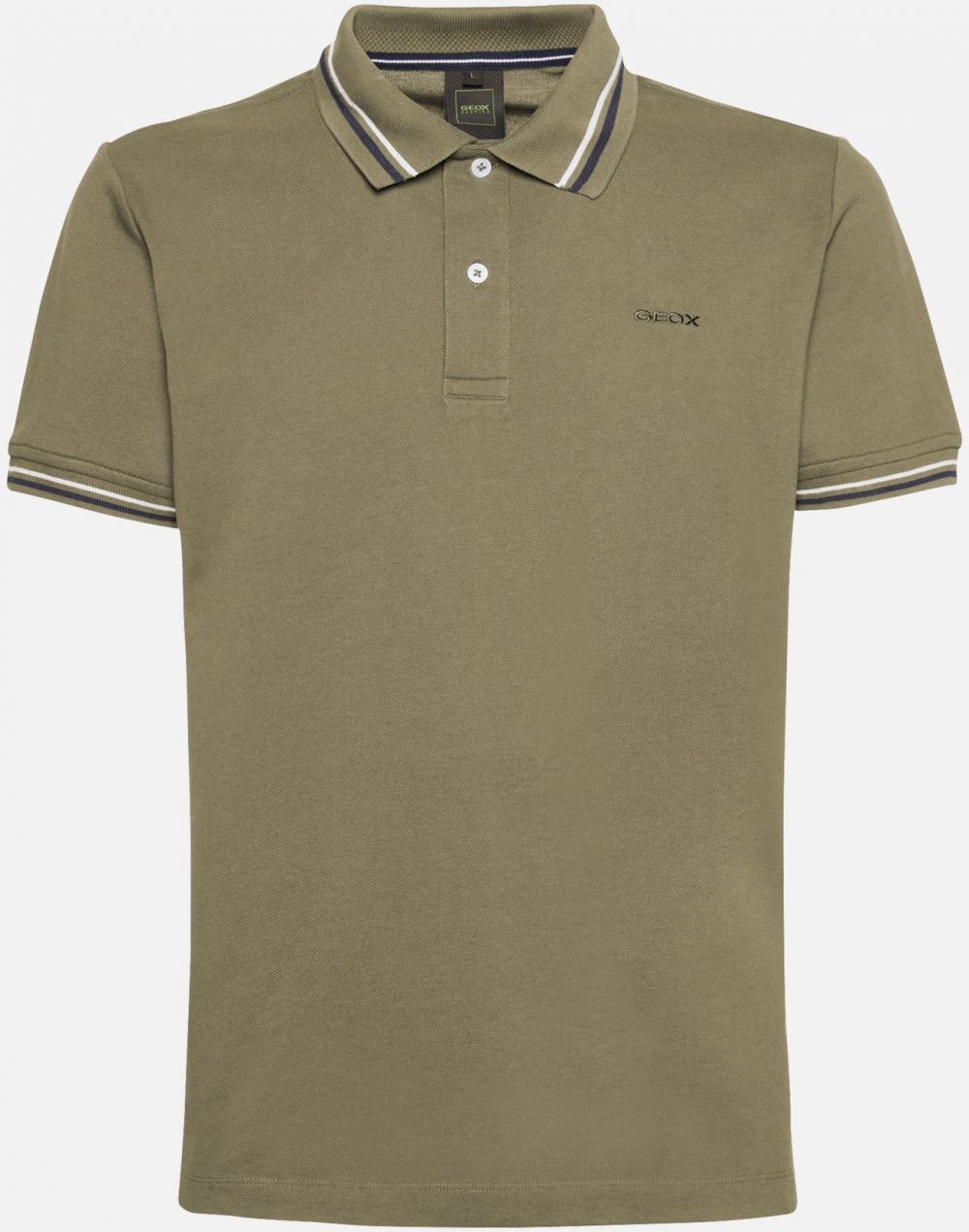 GEOX Olive men's polo shirt Polo - Men's