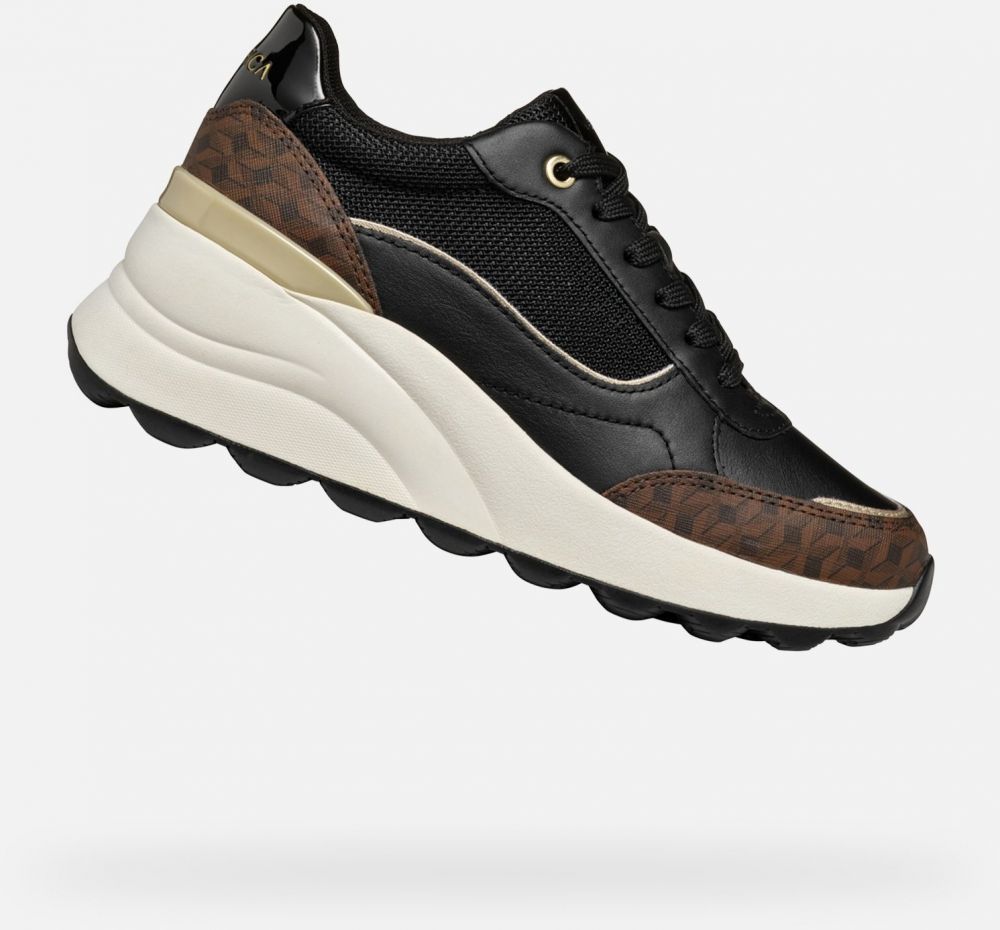 GEOX Black women's sneakers Spherica EC14 - Women's