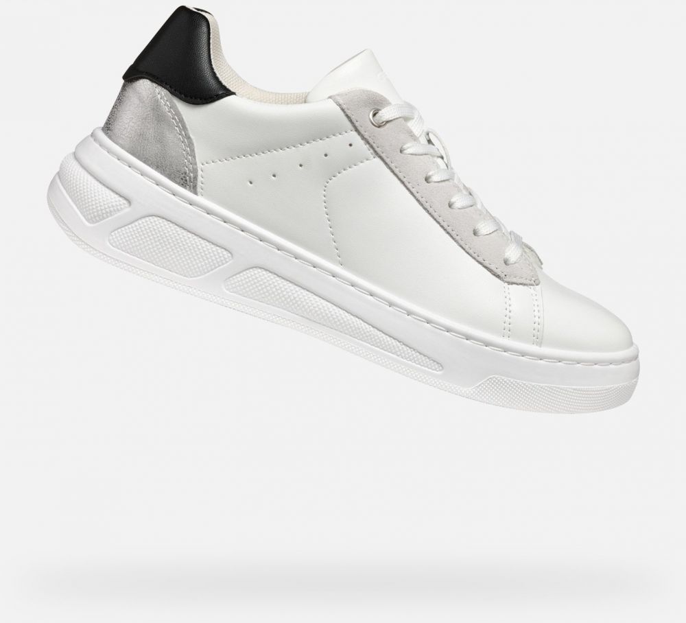 GEOX White women's sneakers Ljuba - Women's