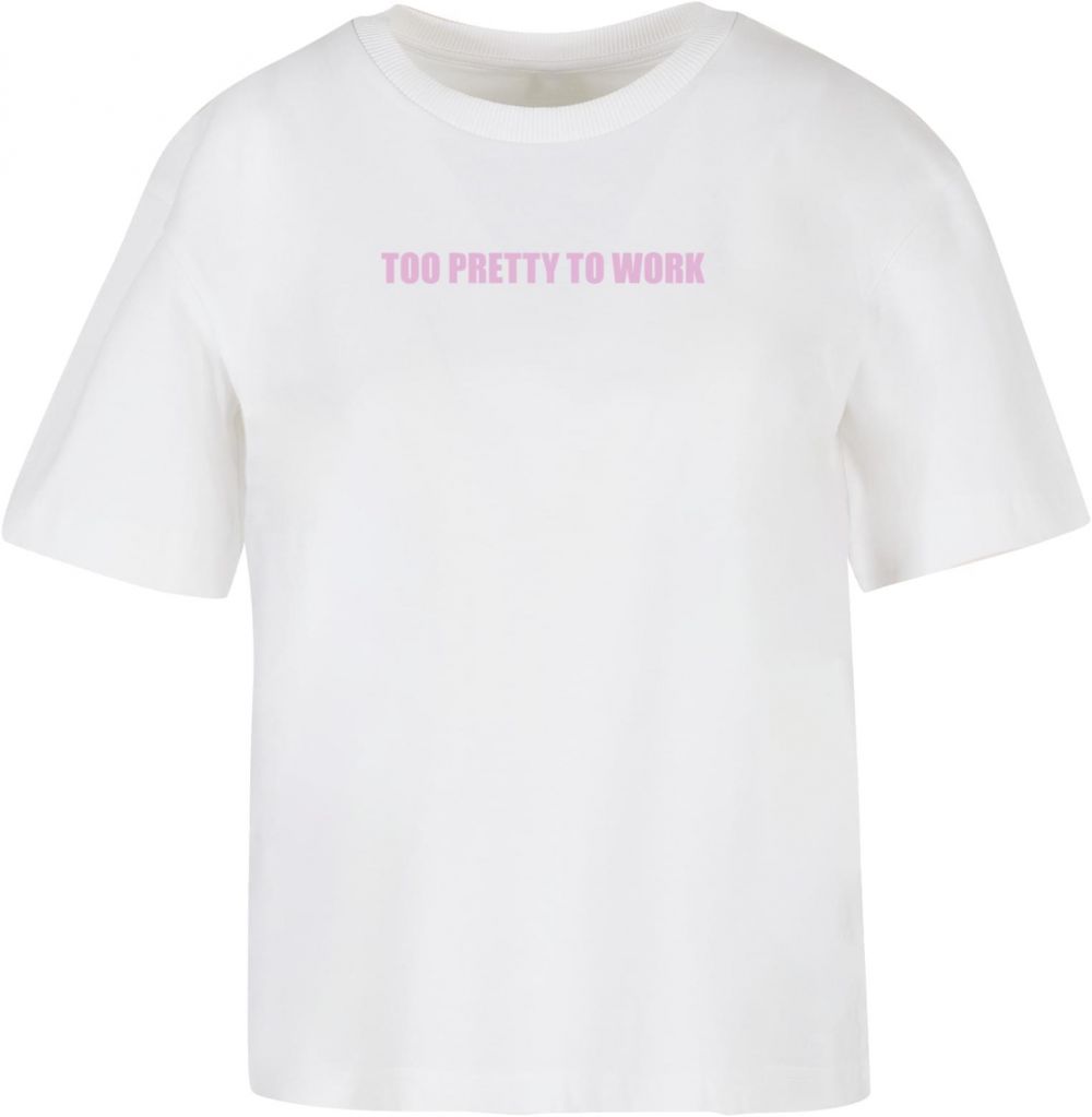 Women's T-shirt Too Pretty white