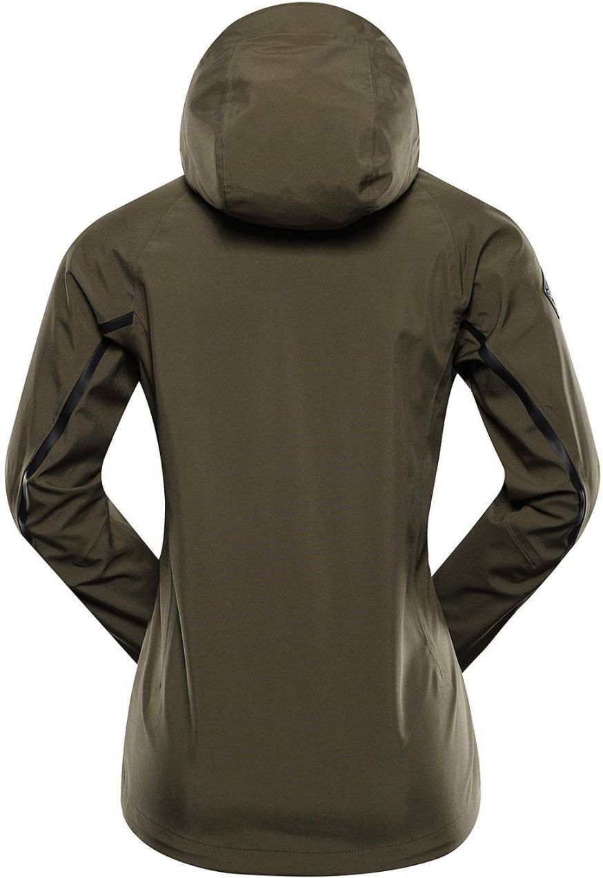 Women's softshell jacket with membrane ALPINE PRO JERDA ivy green