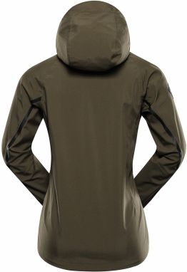 Women's softshell jacket with membrane ALPINE PRO JERDA ivy green