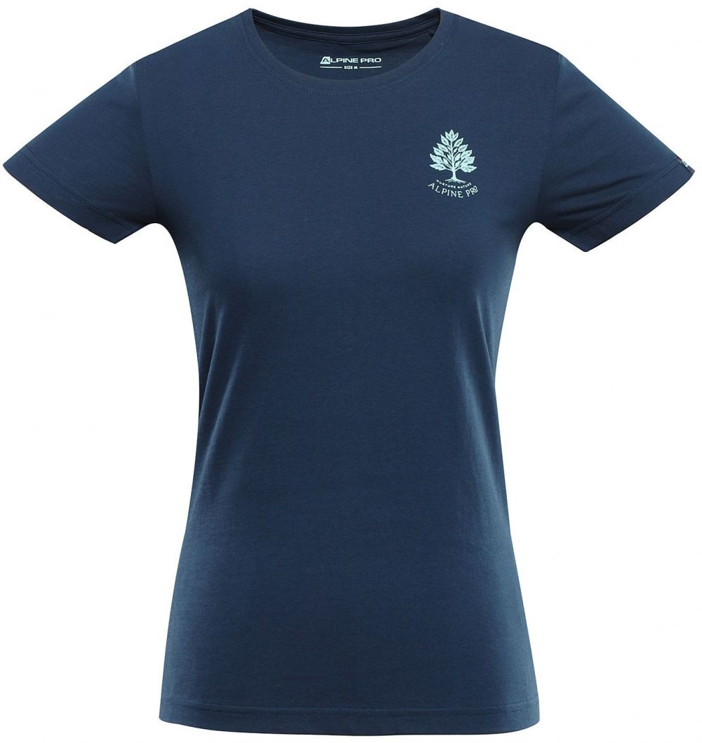 Women's cotton T-shirt ALPINE PRO ECOMA gibraltar sea variant pb