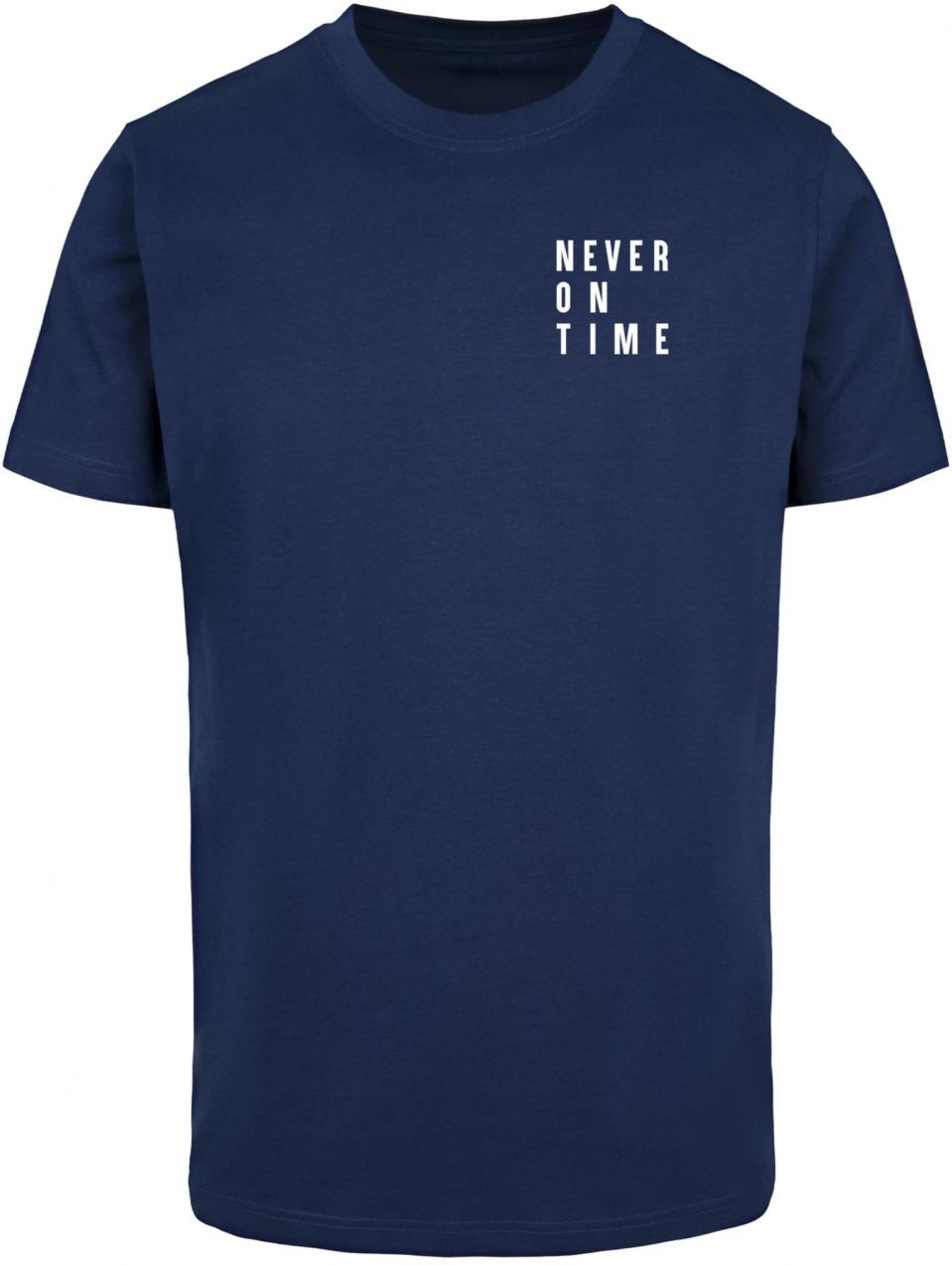Men's T-shirt Never On Time light navy