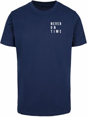 Men's T-shirt Never On Time light navy