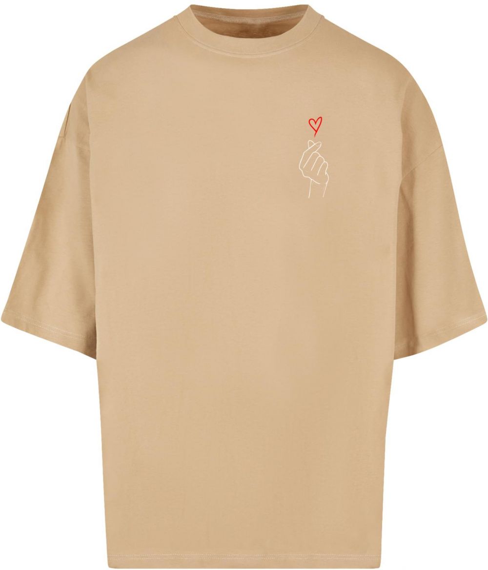 Men's T-shirt K Heart Huge beige