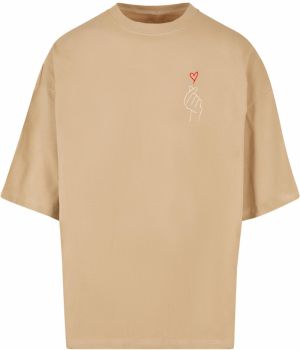 Men's T-shirt K Heart Huge beige