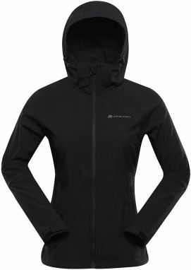 Women's softshell jacket with membrane ALPINE PRO HOORA black