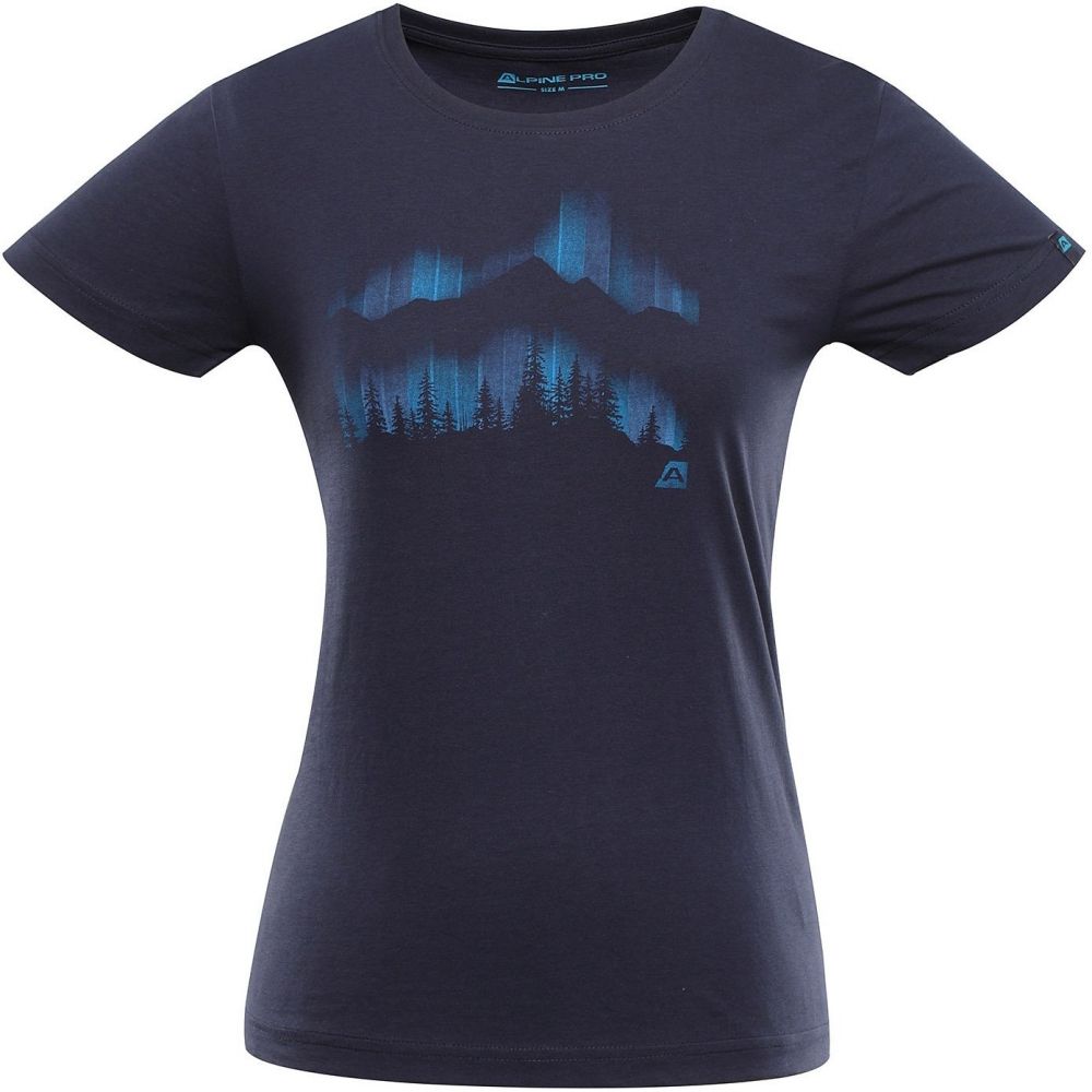 Women's organic cotton t-shirt ALPINE PRO EKKA mood indigo pc variant