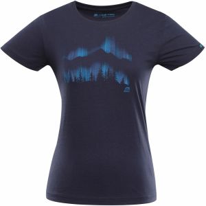 Women's organic cotton t-shirt ALPINE PRO EKKA mood indigo pc variant
