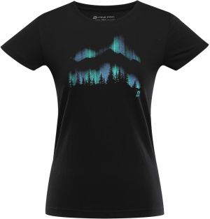Women's organic cotton T-shirt ALPINE PRO EKKA black variant pc