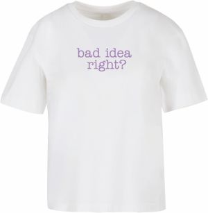 Women's T-shirt Bad Idea white