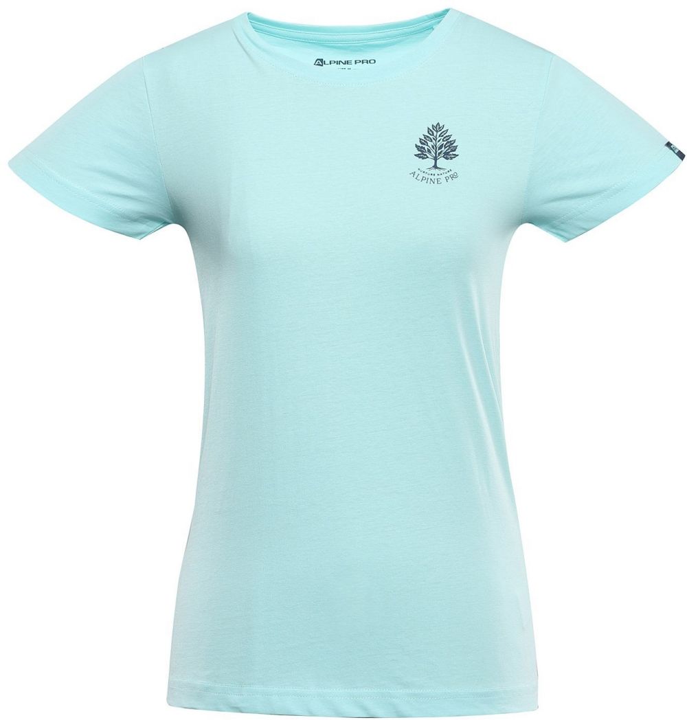 Women's cotton t-shirt fine cotton ALPINE PRO ECOMA limpet shell variant pb