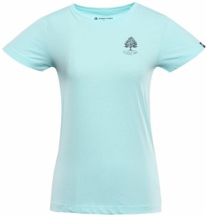Women's cotton t-shirt fine cotton ALPINE PRO ECOMA limpet shell variant pb