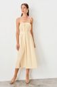 Trendyol Yellow Belt Dress galéria
